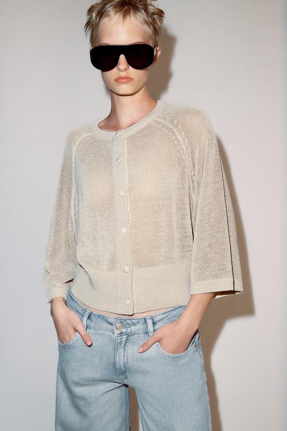 CHAQUETA RÚSTICA PUNTO - Arena de Zara - Imagen 0
