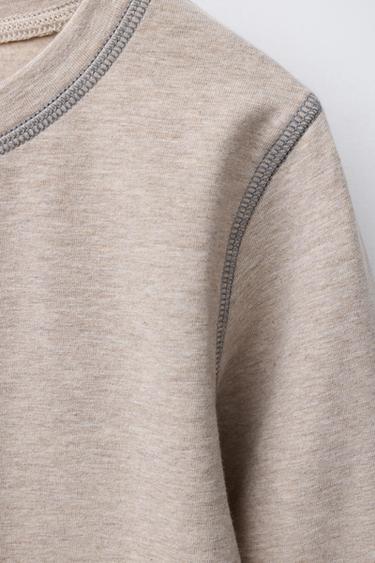 2-PACK OF OVERLOCK CONTRAST T-SHIRTS - Multicoloured by Zara - Image 3