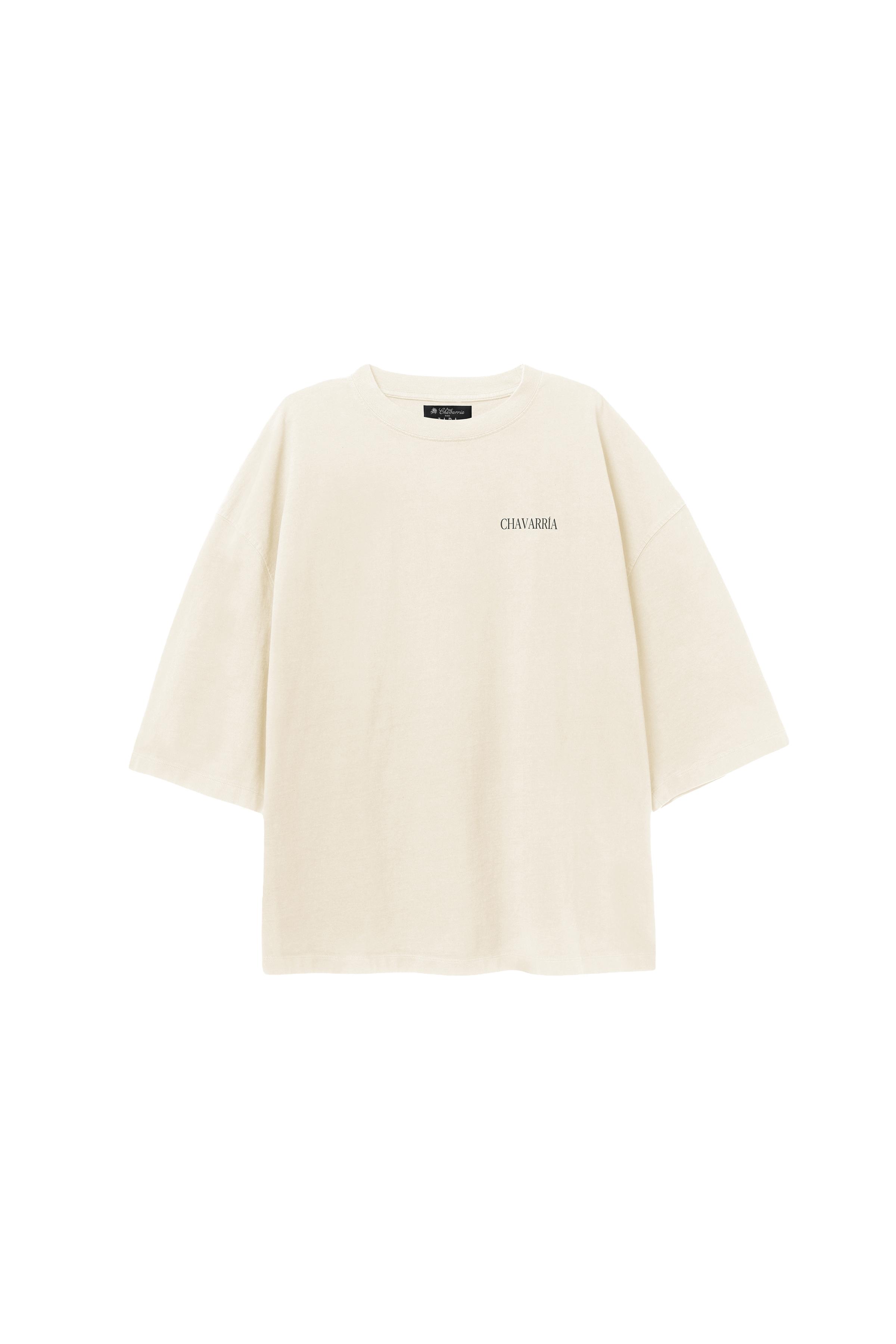 OVERSIZED FIT WILLY CHAVARRIA X ZARA PRINT T-SHIRT - Oyster-white