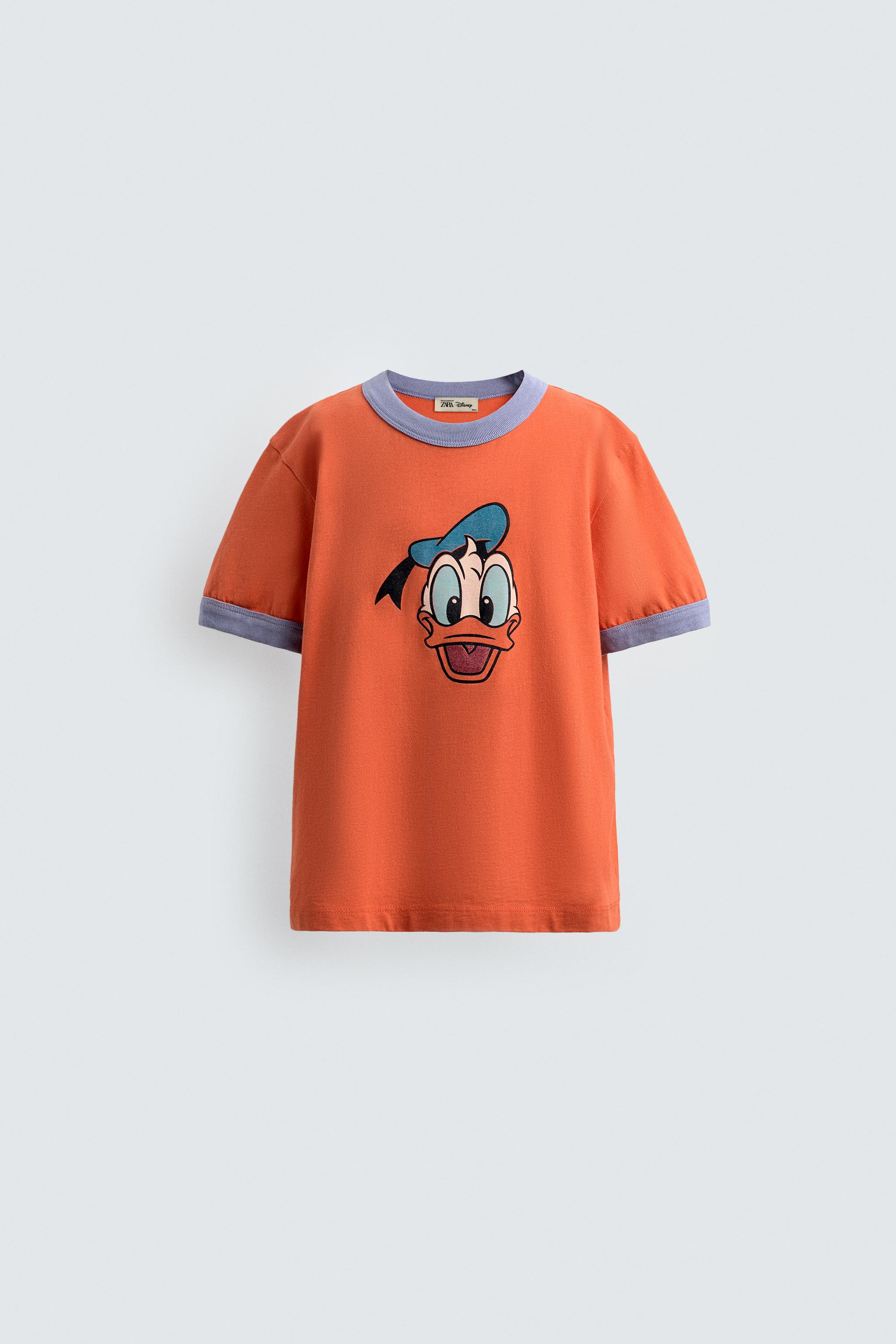 トップス Disney HARRY LAMBERT FOR ZARA Disney HARRY LAMBERT FOR ZARA X DISNEY TEXT T-SHIRT - Ecru | ZARA