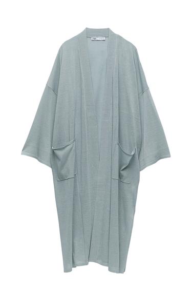 LONG KNITTED CARDIGAN