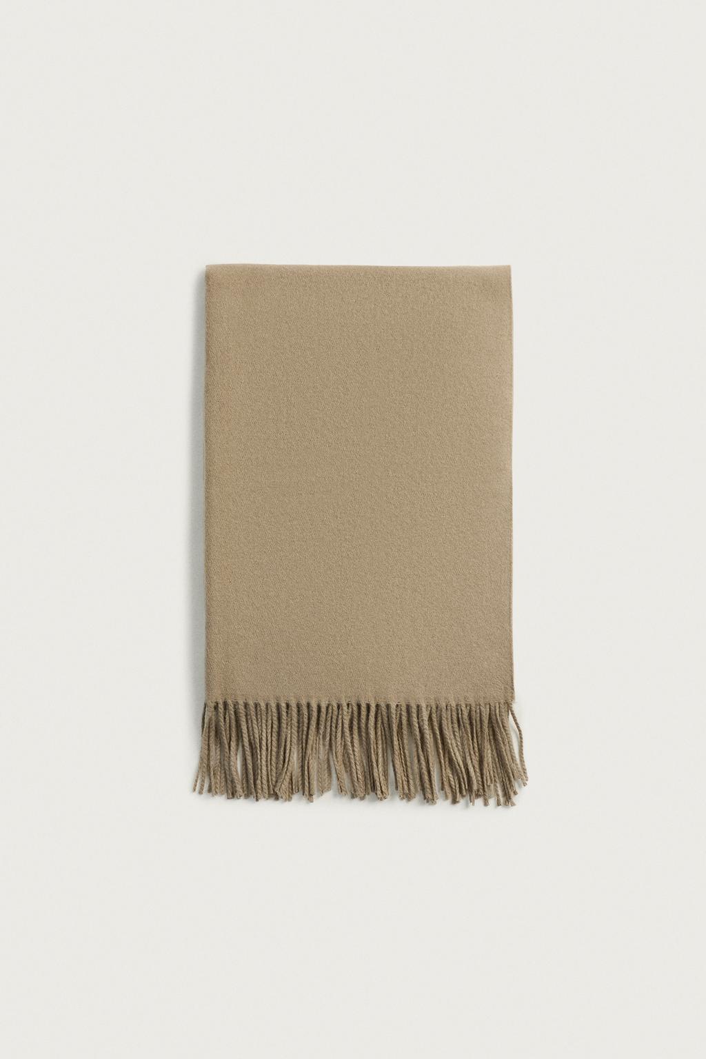 FRINGED SCARF