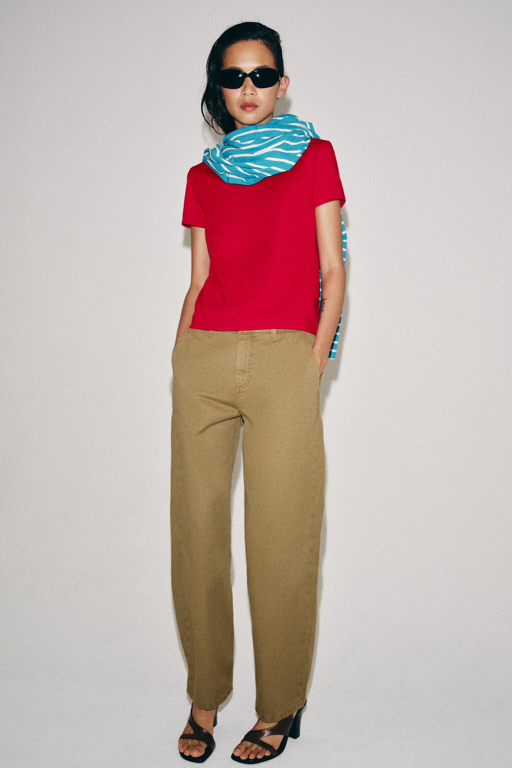 INTERLOCK SHORT SLEEVE T-SHIRT — Bright red