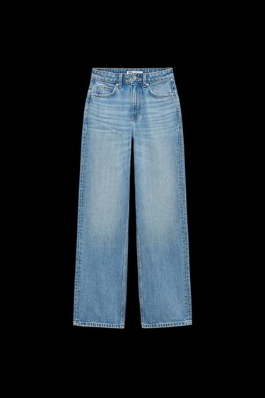 Z1975 STRAIGHT HIGH-WAIST LONG LENGTH JEANS - Light blue by Zara - Image 0