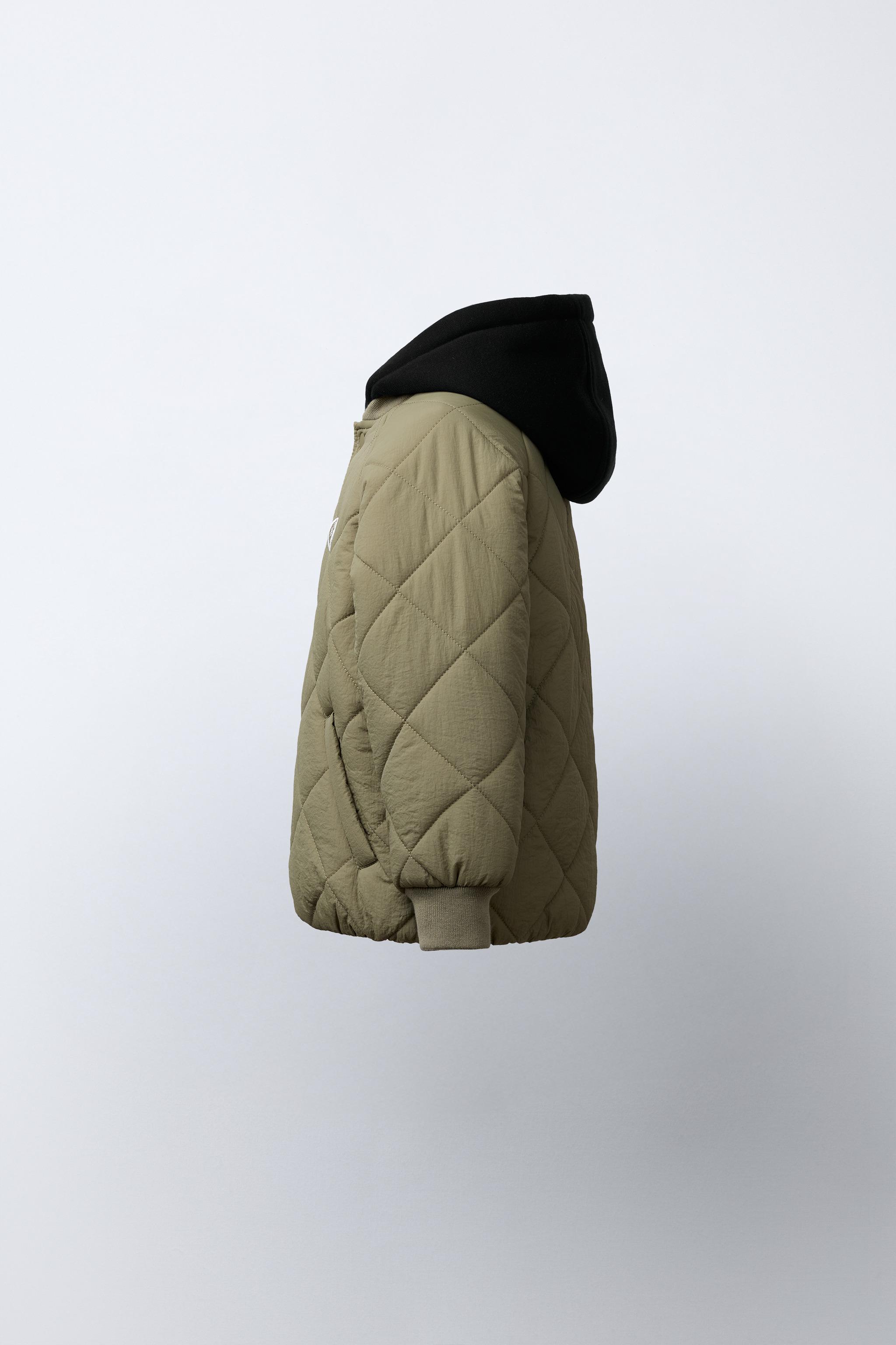 COMBINATION HOODIE PUFFER JACKET