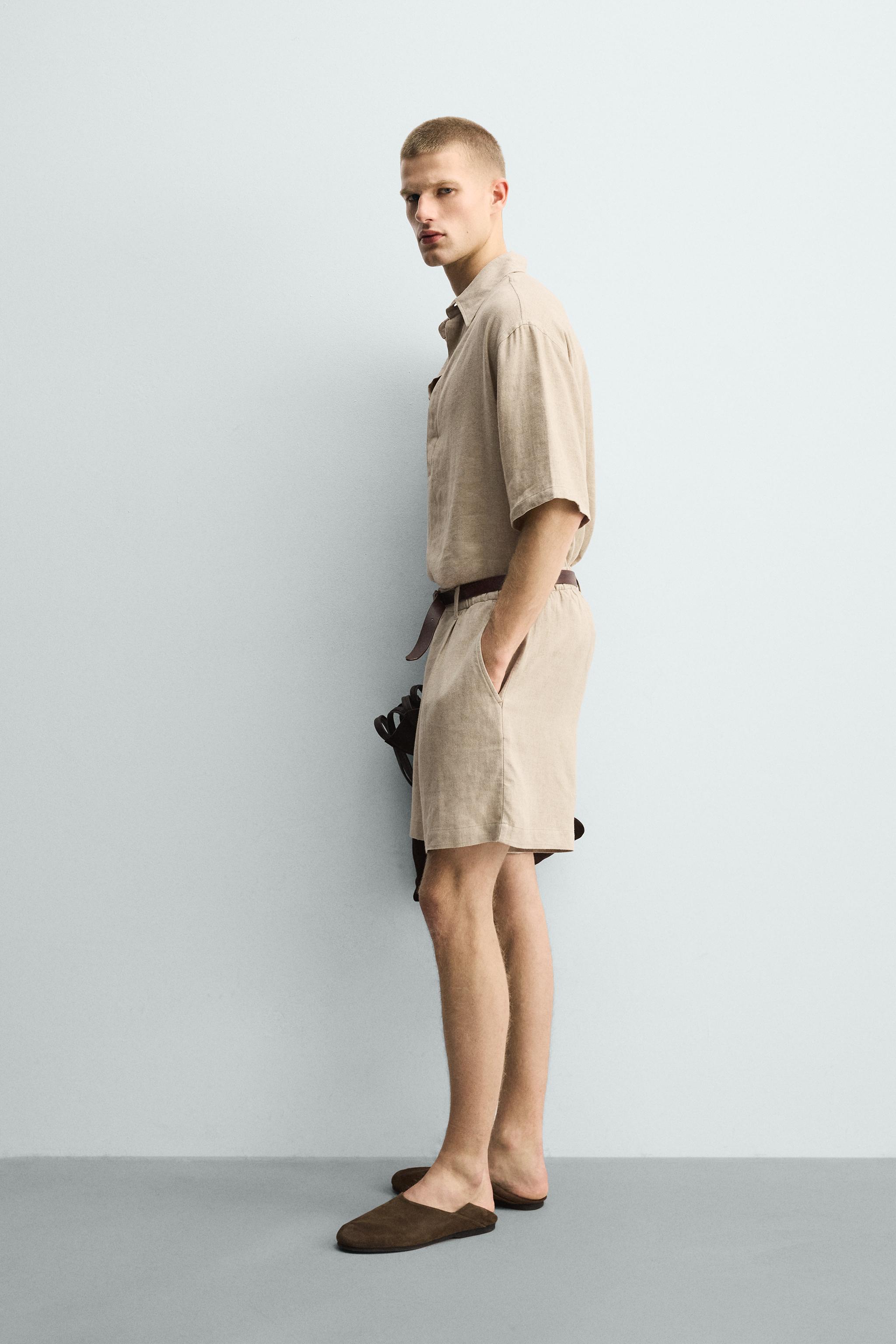 BERMUDA RELAXED LIN ET VISCOSE