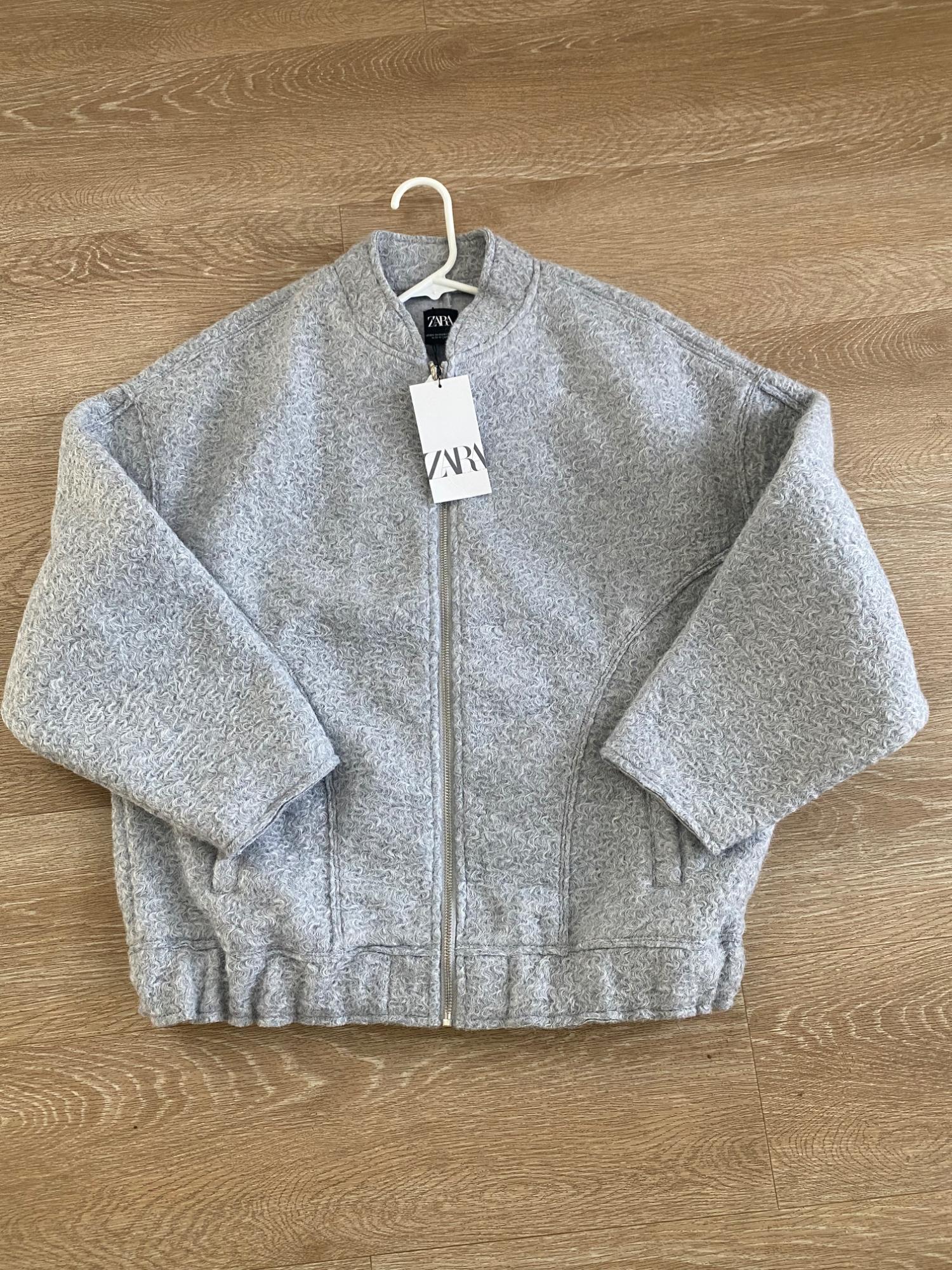 OVERSIZED BOUCLE BOMBER