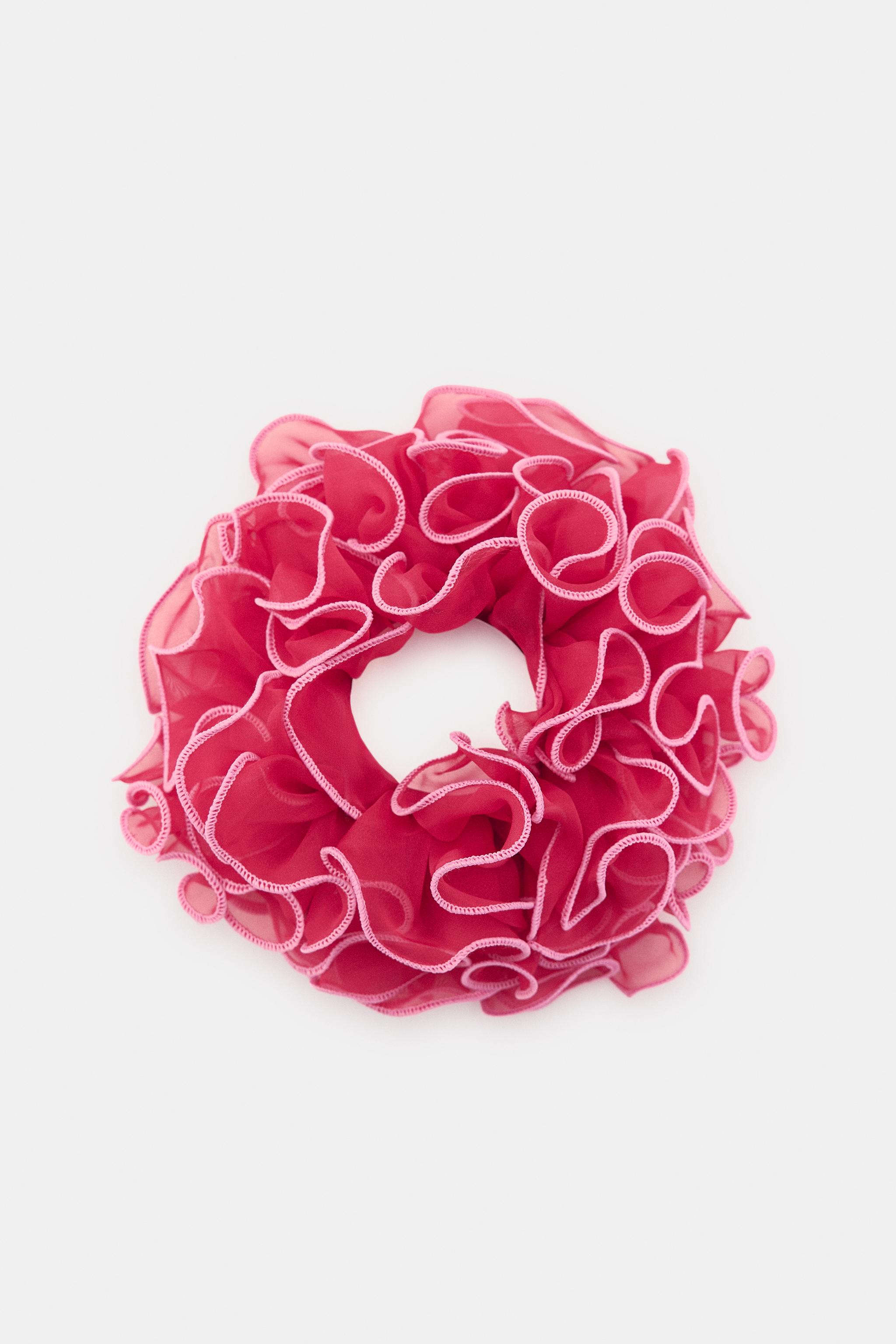 CONTRAST GAUZE MAXI SCRUNCHIE