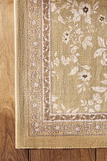 BLOCK PRINT CARPET RUNNER - Multicoloured by Zara - Image 5
