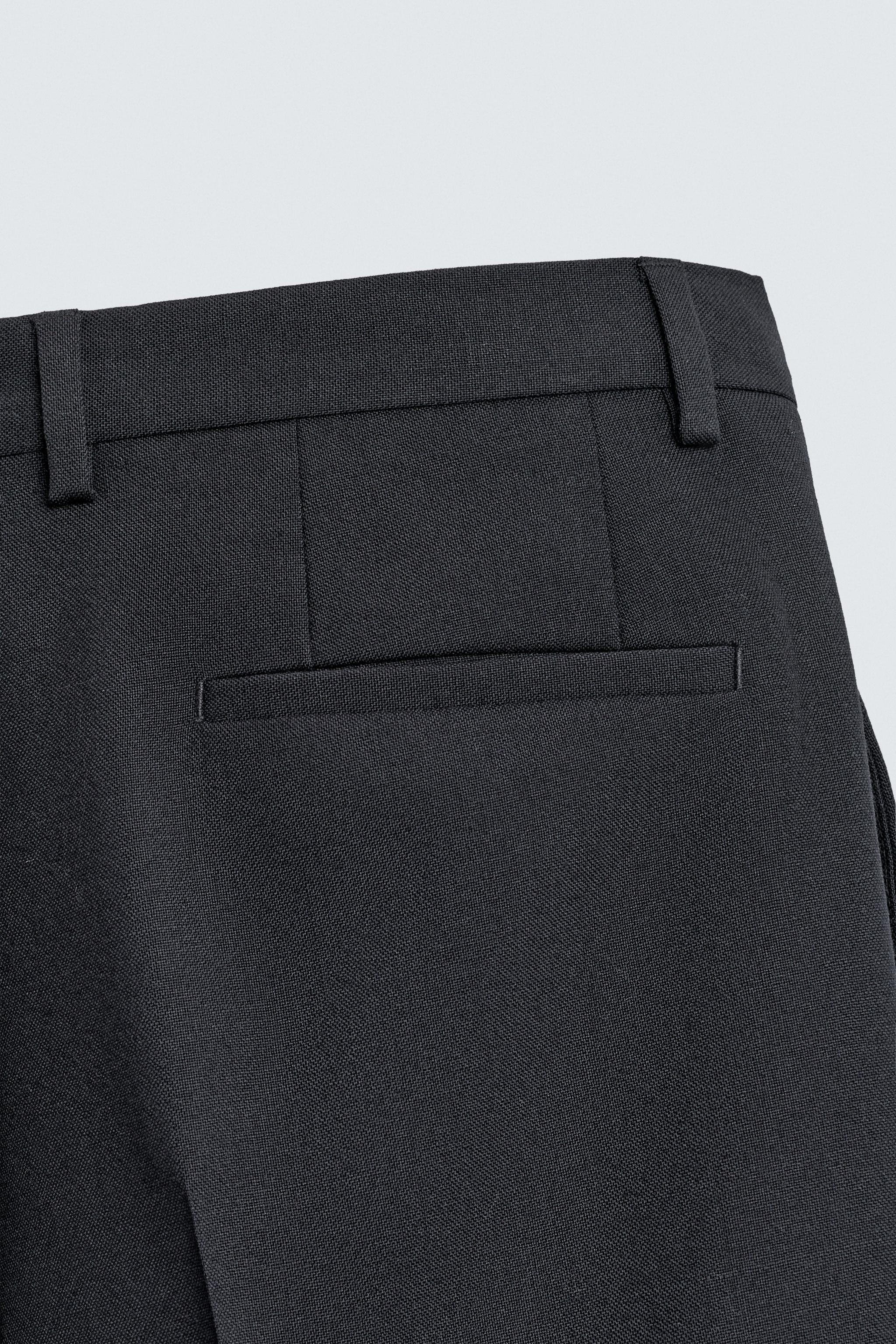 PANTALON DE COSTUME 100% LAINE