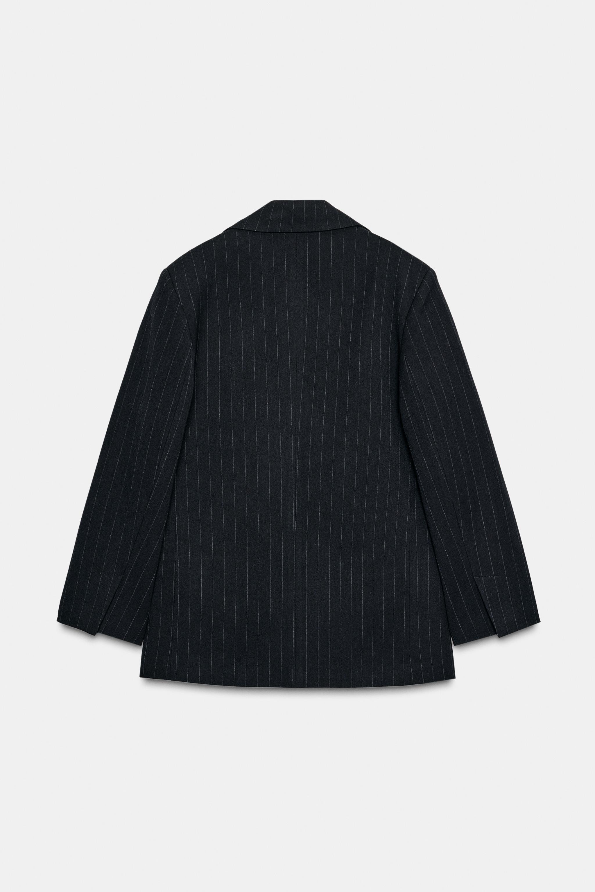 PINSTRIPE BLAZER WITH POCKETS