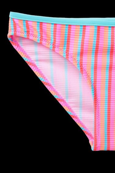 6-14 JAHRE/ MEHRFARBIG GESTREIFTER BIKINI - Bunt von Zara