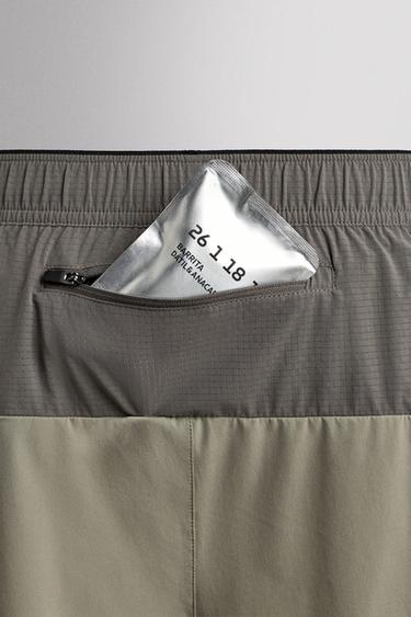 SHORT DE RUNNING TRAIL BIMATIÈRE 7" - Gris de Zara - Image 11