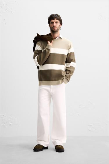 JERSEY BÁSICO SOFT - Marrón / Crudo de Zara - Imagen 0
