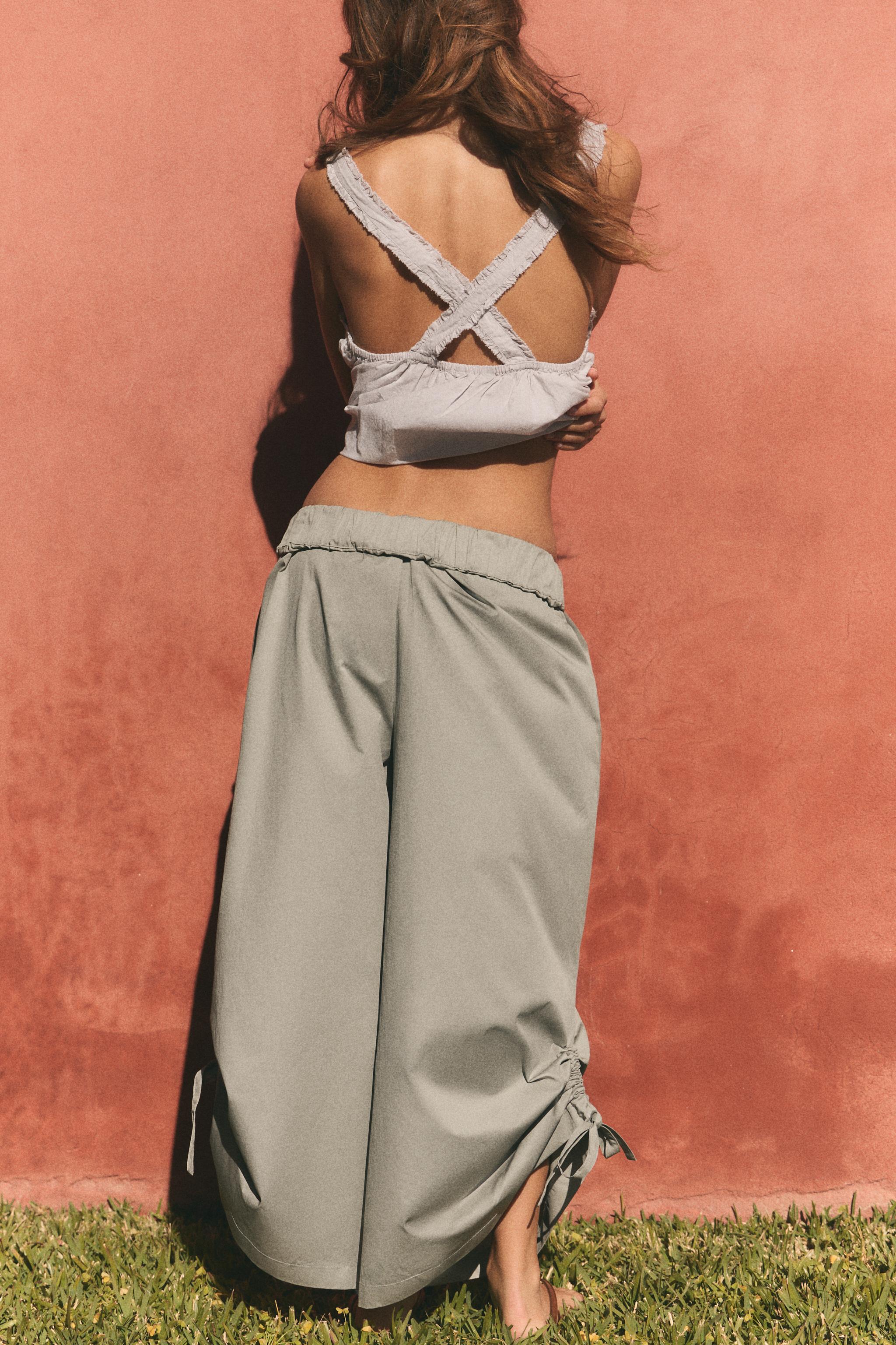 PANTALON JUPE-CULOTTE À BAS AJUSTABLE