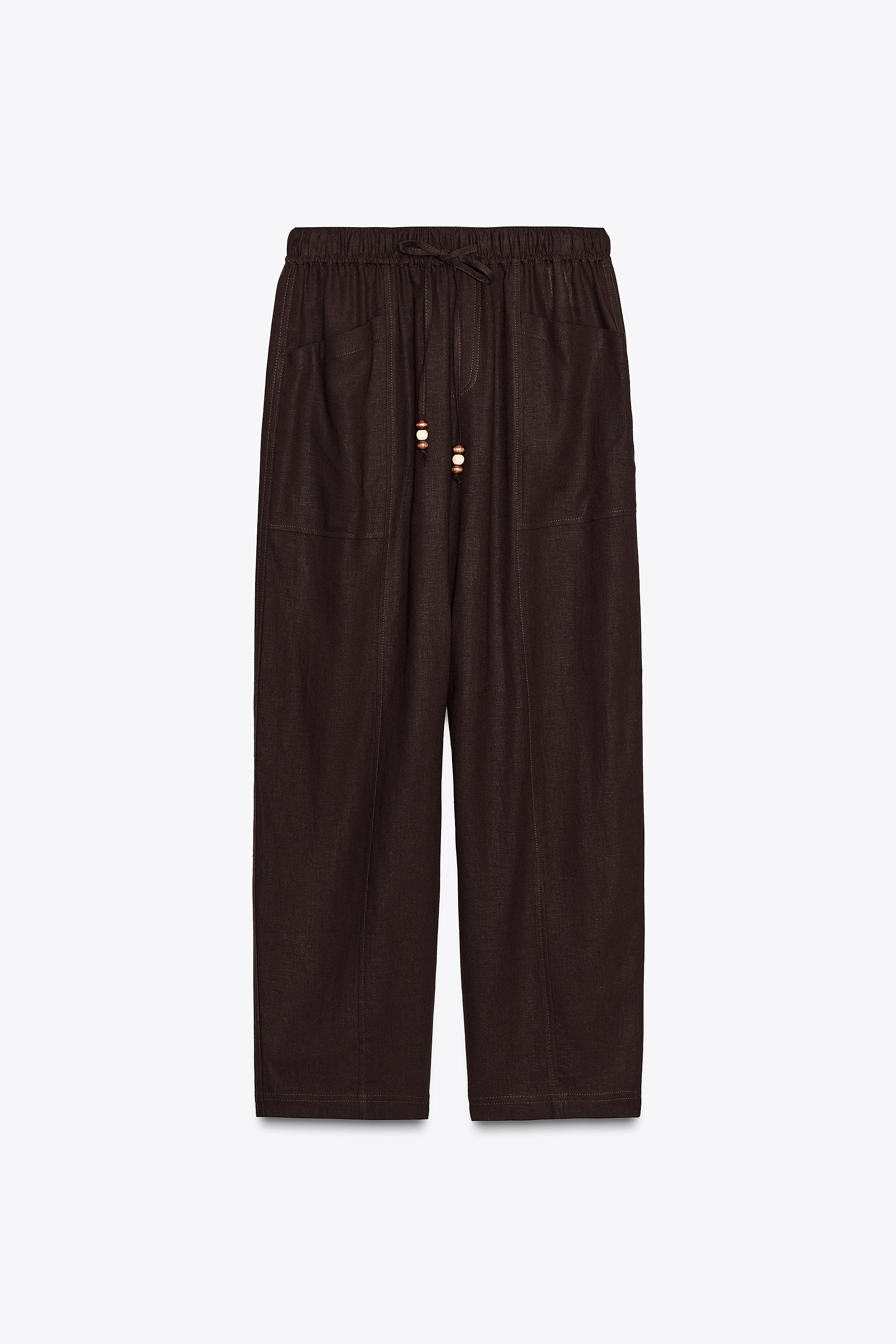 安心★関税込み★ZARA★TROUSERS WITH SIDE TAPING SIDE STRIPE BOXER PANTS - Navy blue | ZARA United States