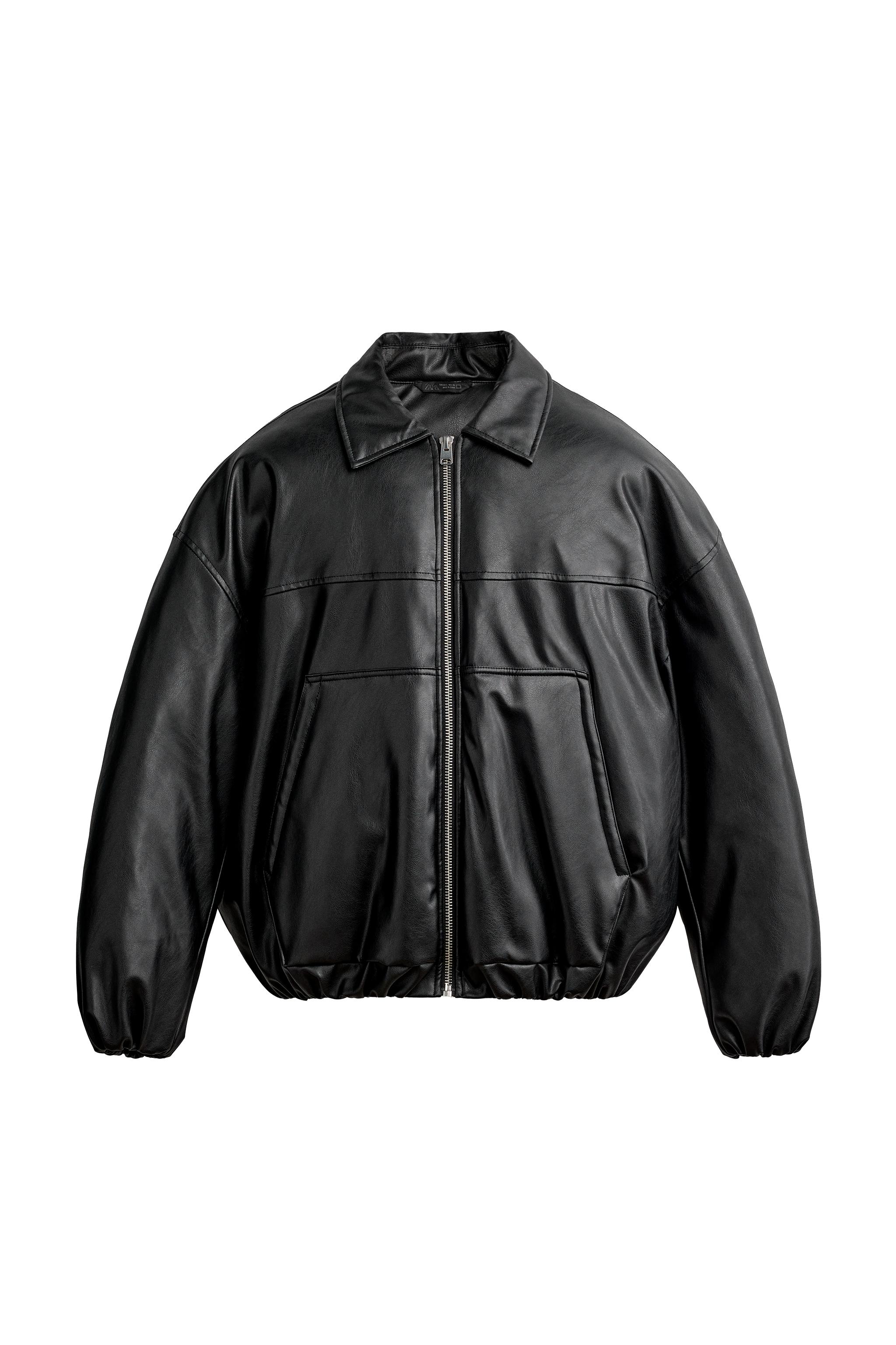 JAQUETA ACOLCHOADA DE POLIURETANO - Preto | ZARA Brasil