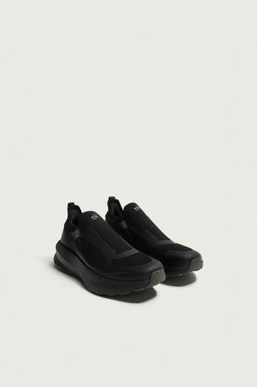 Zara TRAIL  RUNNING SNEAKERS - Black