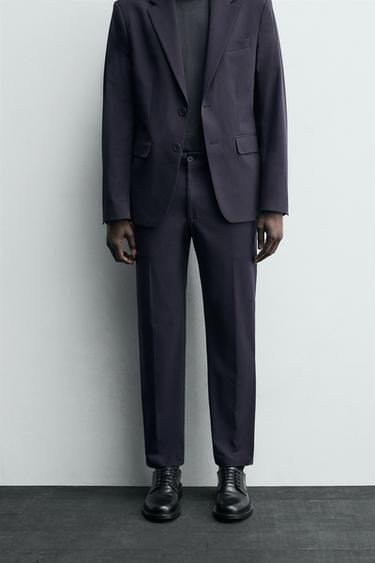 LIGHTWEIGHT COMFORT SUIT TROUSERS - navy by Zara