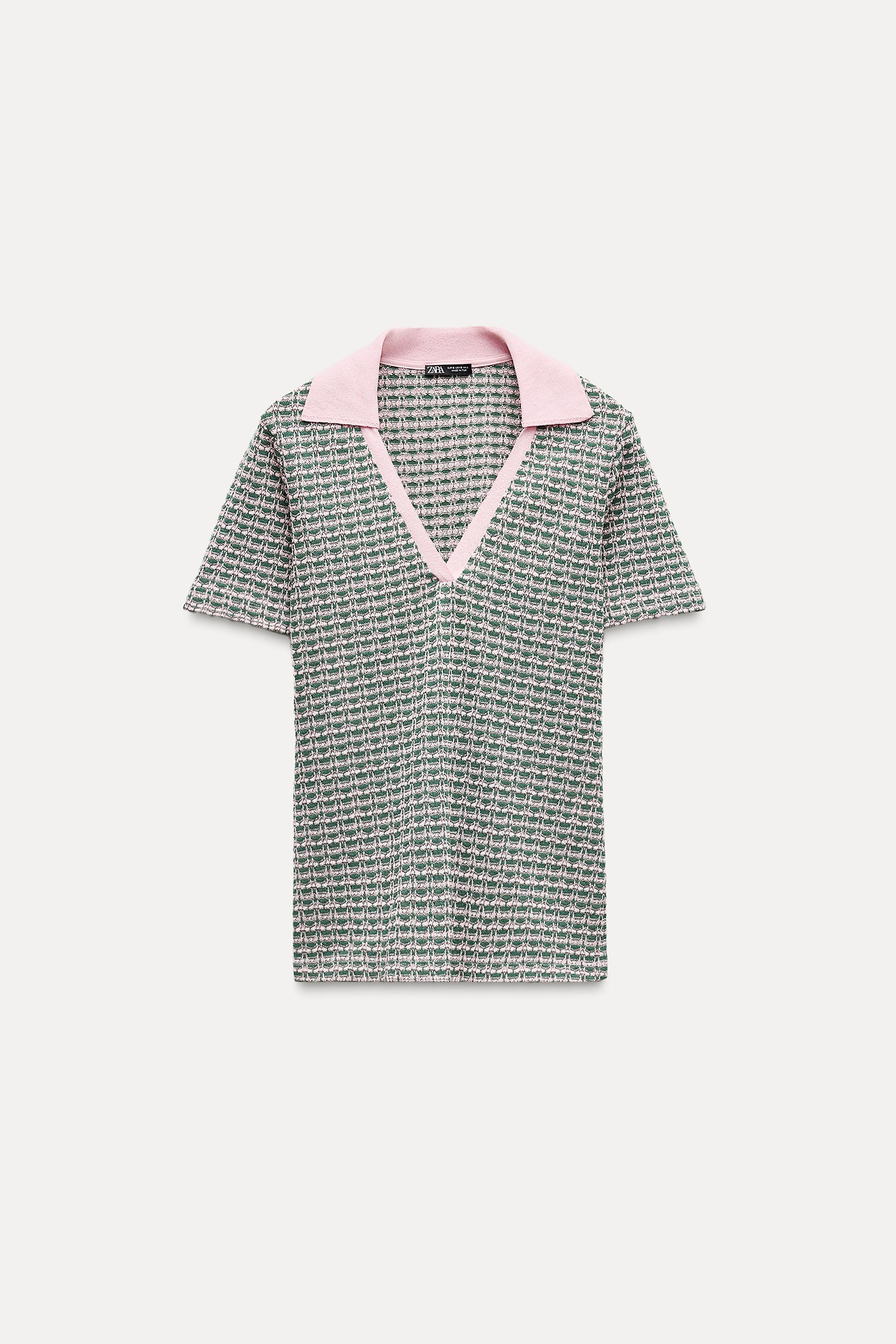 JACQUARD POLO SHIRT - Greenish | ZARA United States