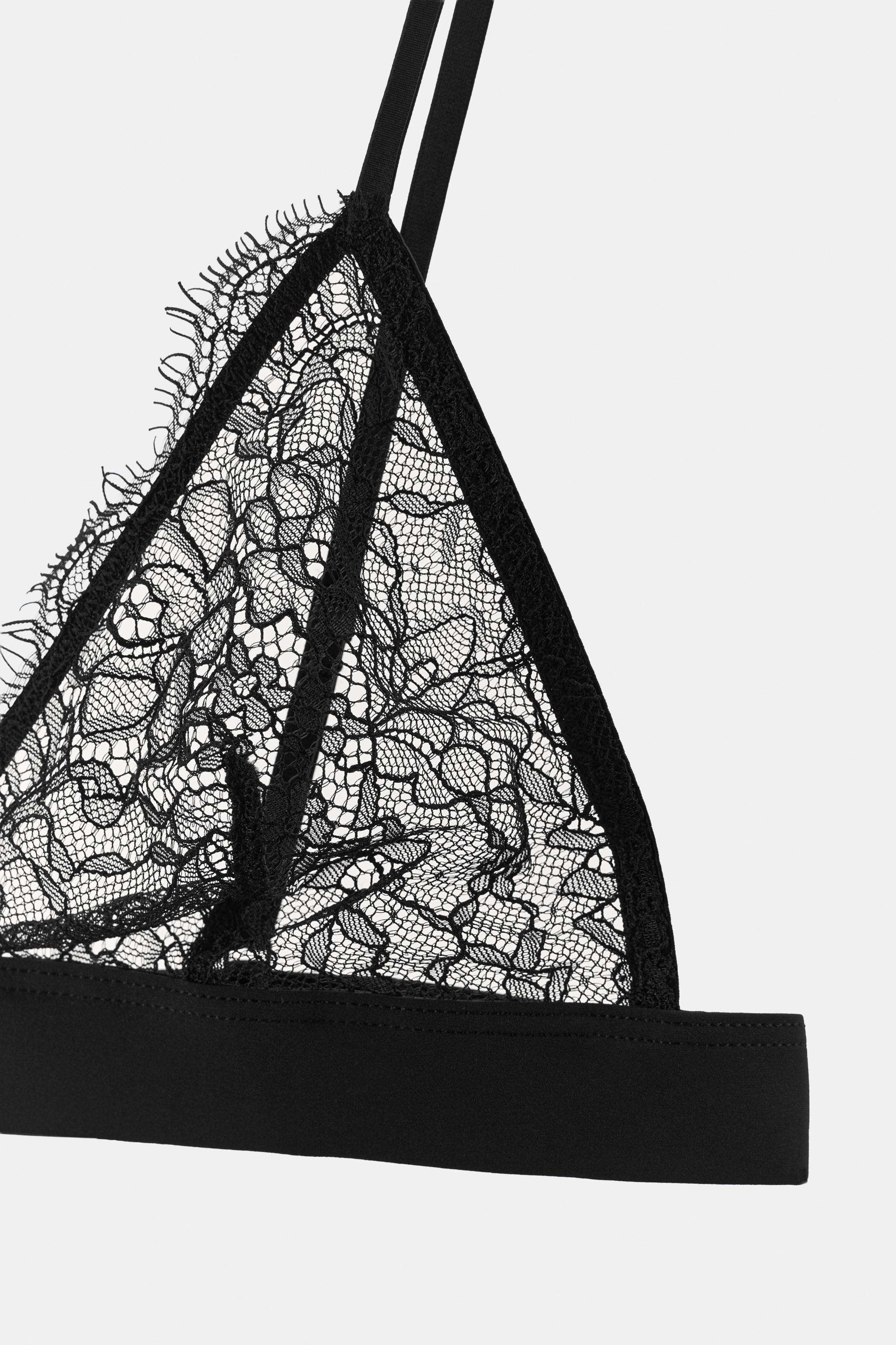 Бра DETAIL, кружево — Zara — фото 7