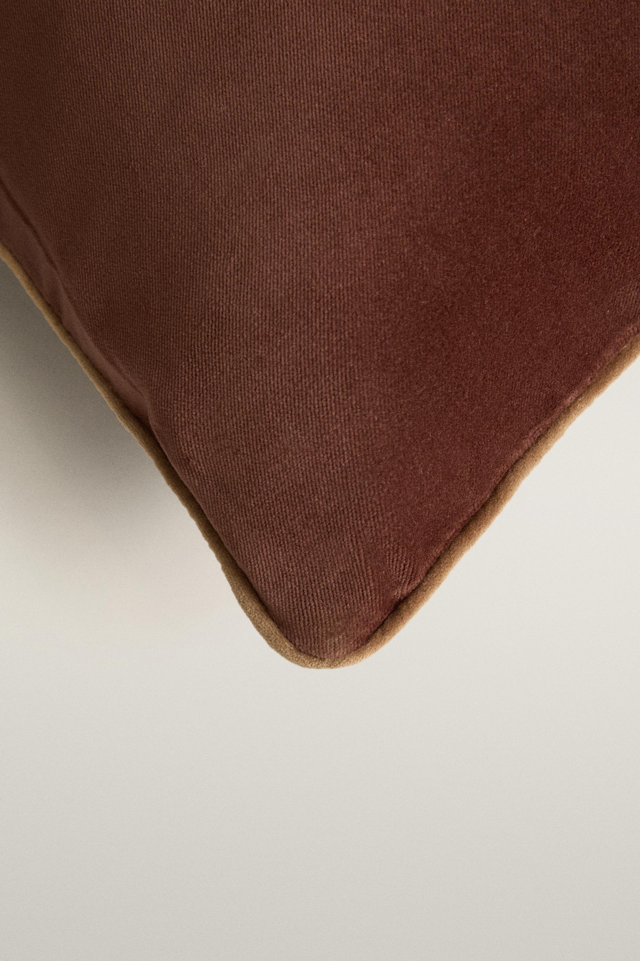 VELVET THROW PILLOW COVER