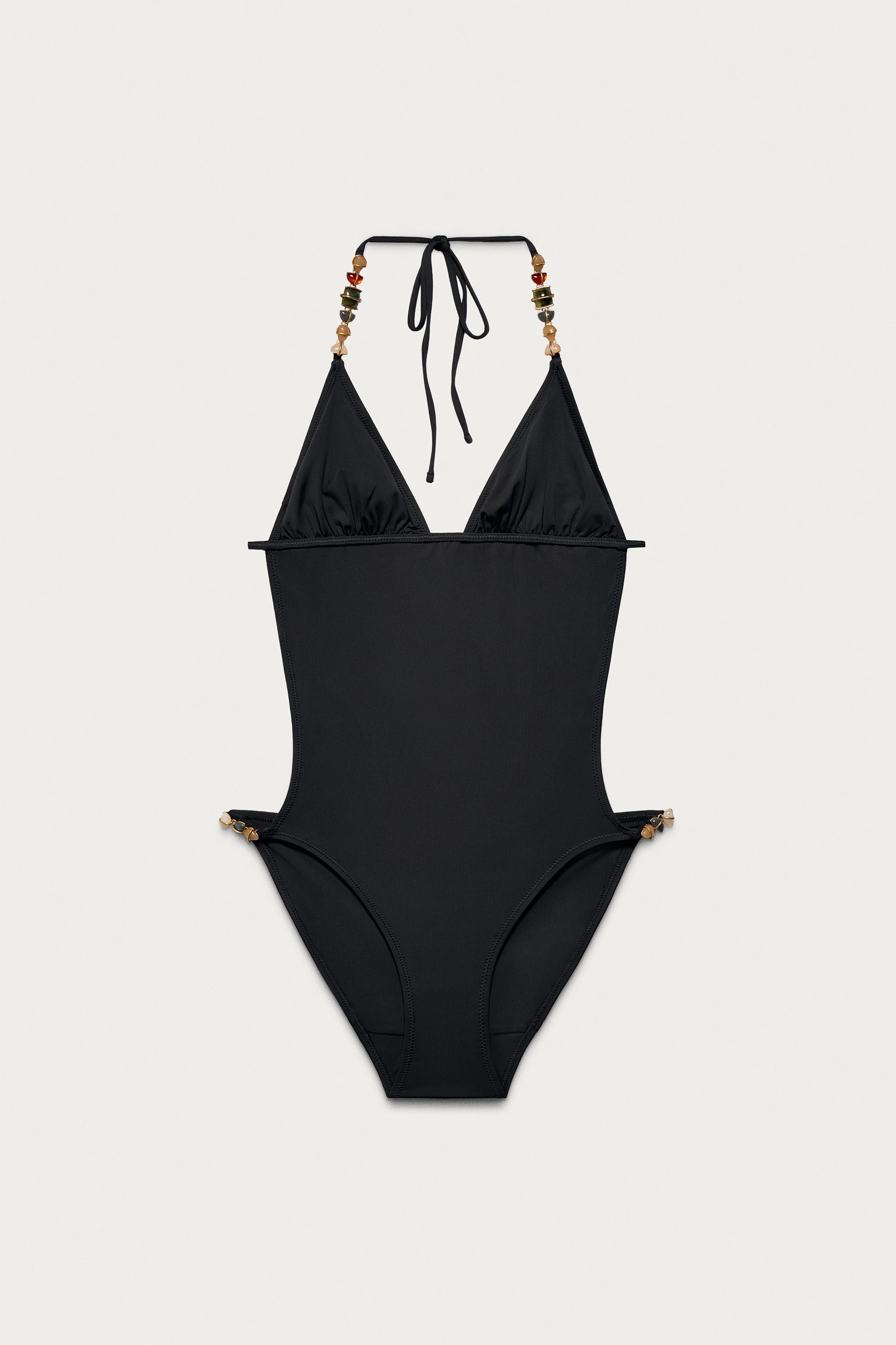 SOLID MARISA BERENSON X ZARA JEWEL SWIMSUIT