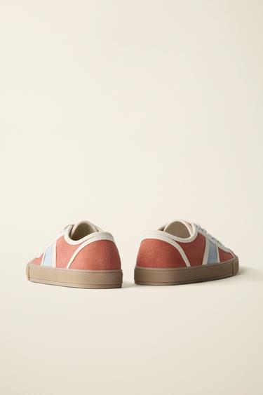 TENNIS CRÉÉES PAR CARAMEL LONDON X ZARA - Rouge de Zara - Image 8