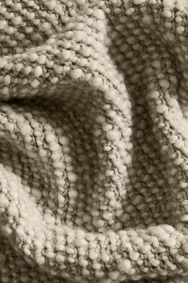 SCHURWOLLEDECKE X SOCIETY LIMONTA - Steingrau von Zara