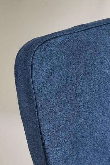 LOUNGER COVER WITH PIPING - Mid-blue by Zara - Image 2