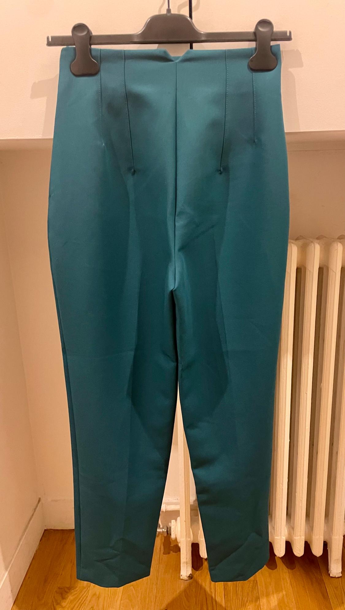 FITTED HIGH-WAIST TROUSERS - Image 2