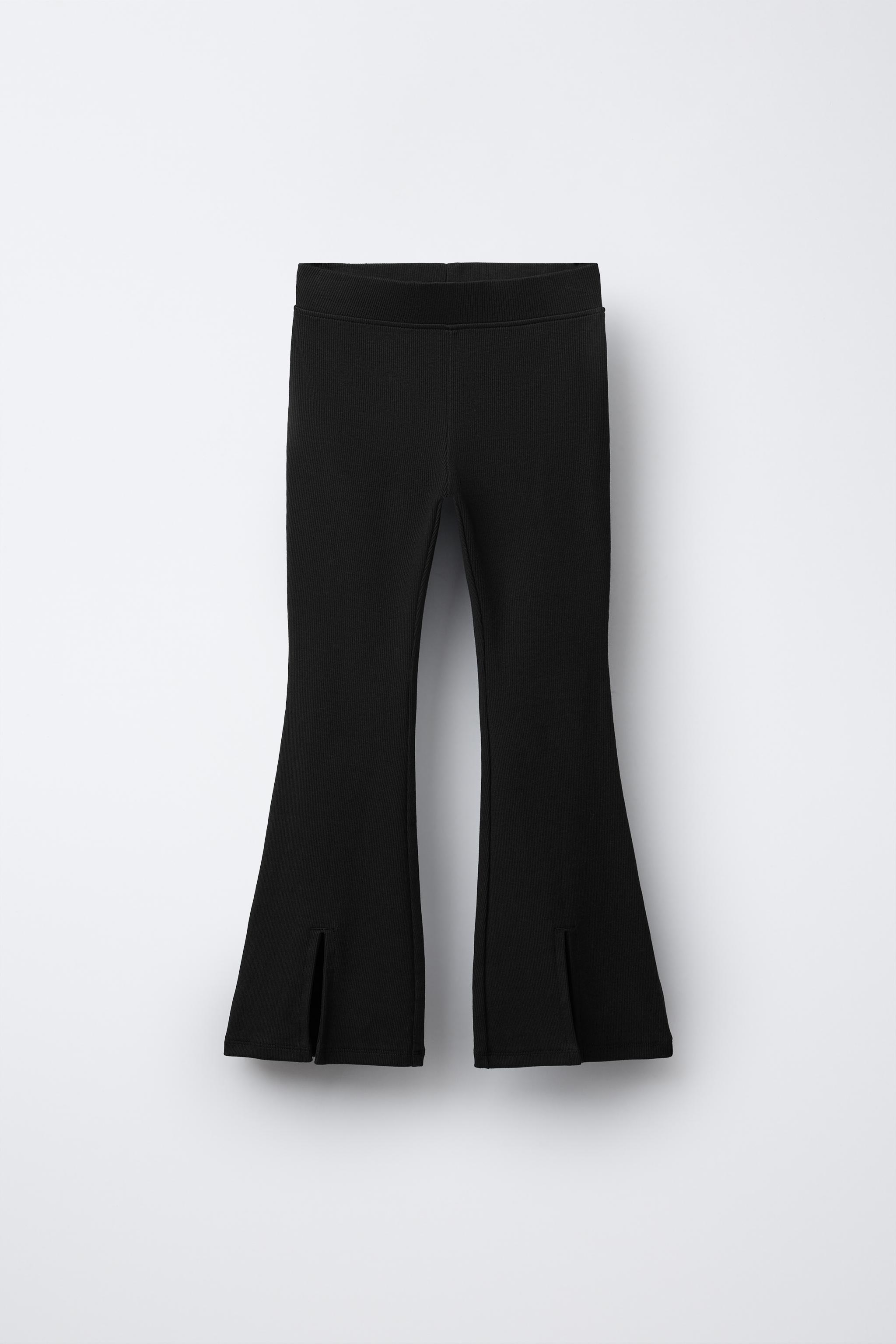 SWEATSHIRT AND FLARE LEGGINGS SET WITH TEXT PRINT