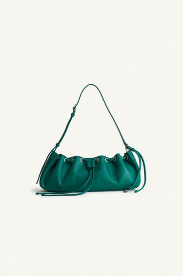 LTHR SHLDR BG 16 - Vert de Zara - Image 4