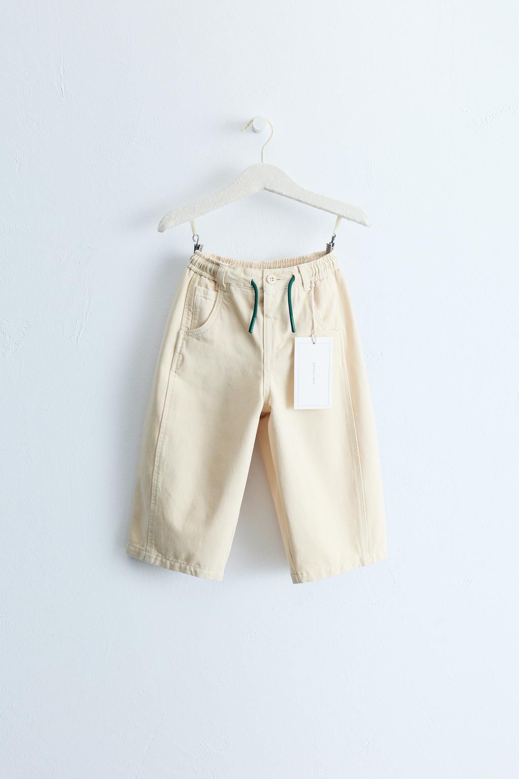 ZARA TIMELESS - BALLOON TROUSERS WITH CONTRAST DRAWSTRINGS