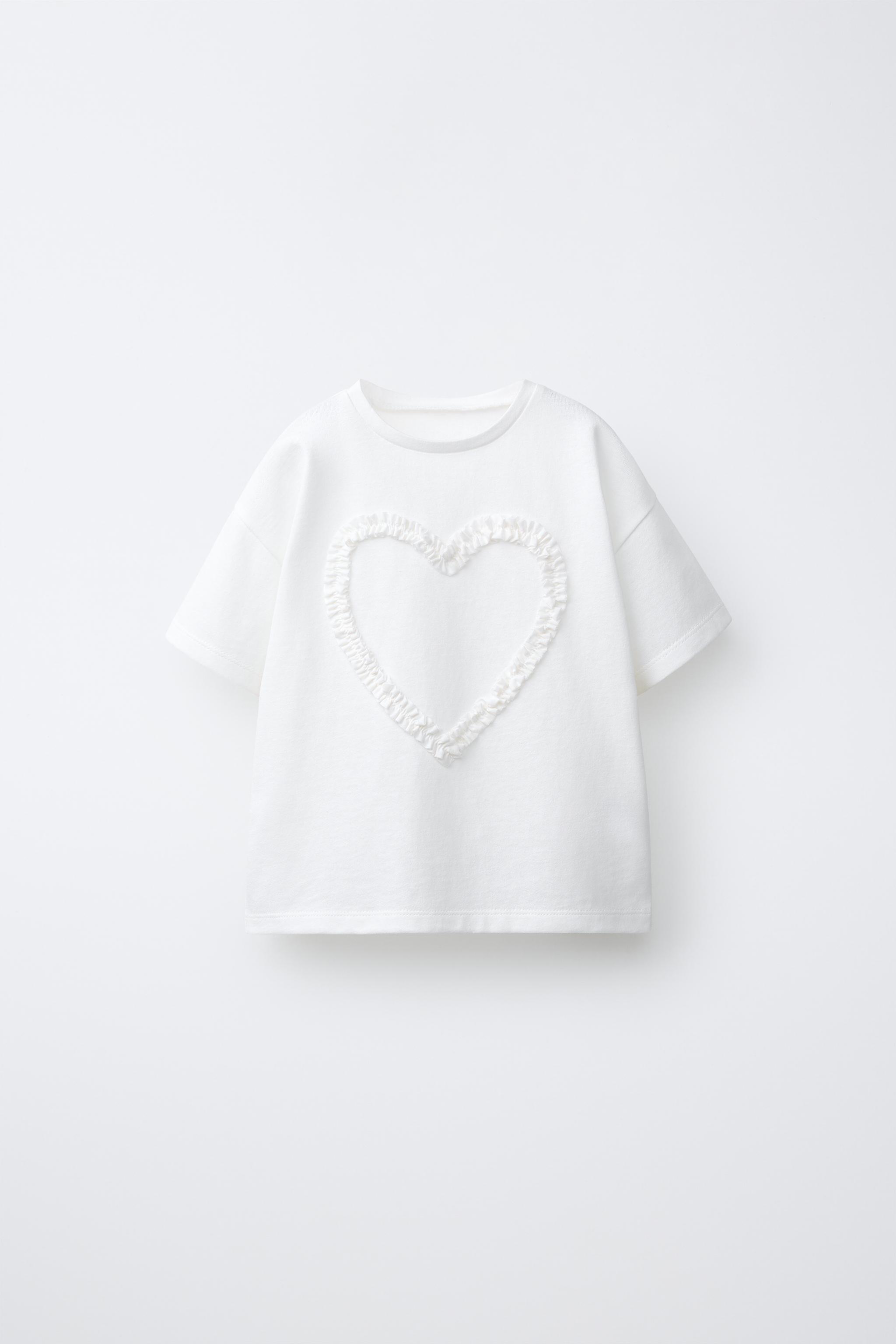 T-SHIRT IMPRIMÉ EN VELOURS BOUCLÉ