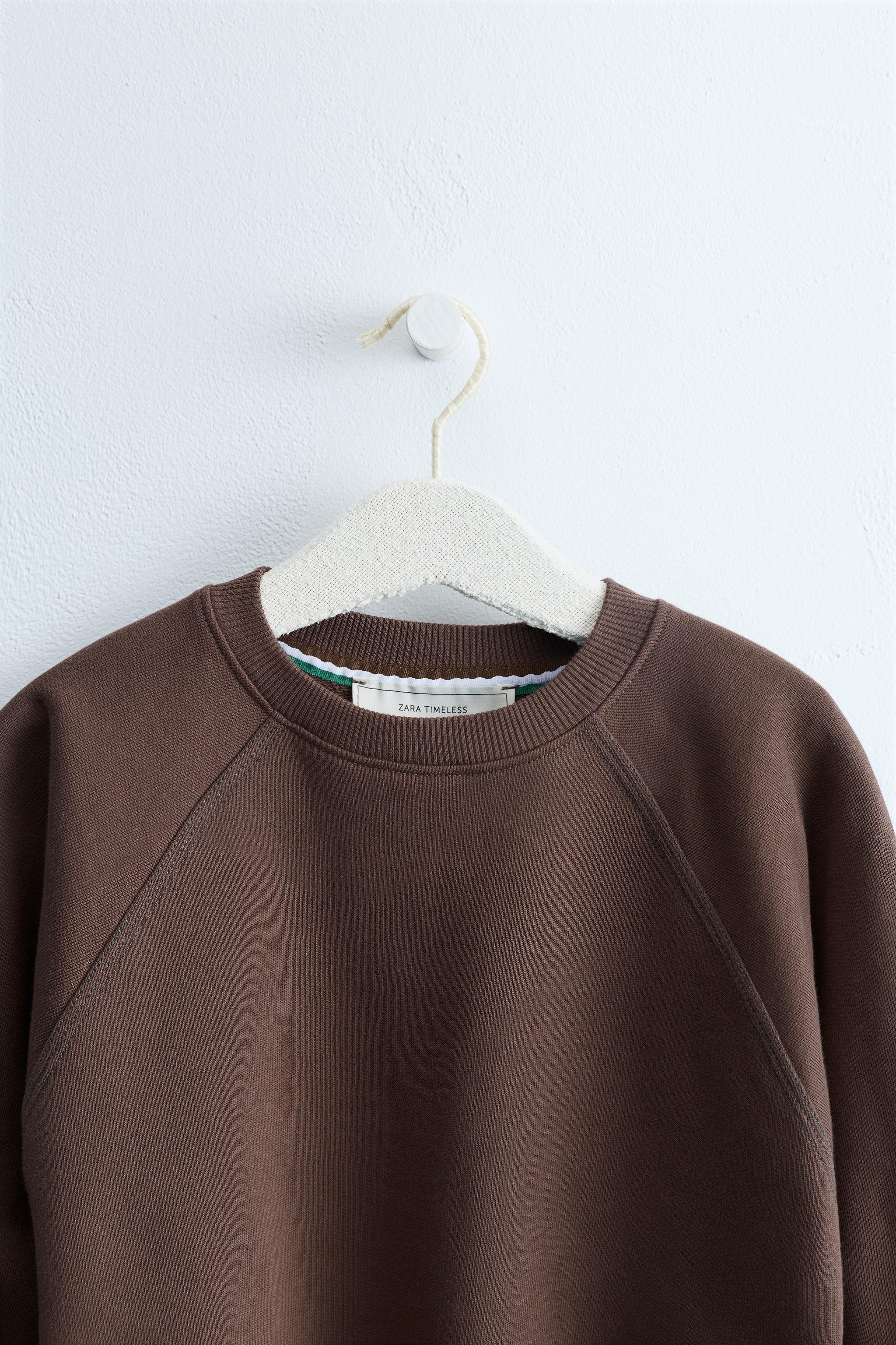 Детские худи Zara TIMELESS PLAIN SWEATSHIRT — фото 3
