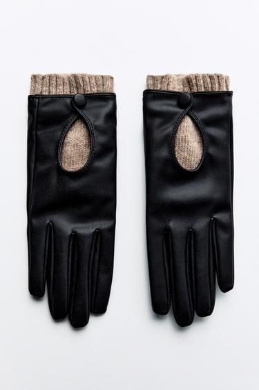 GANTS COURTS BIMATIÈRE - Noir de Zara - Image 4