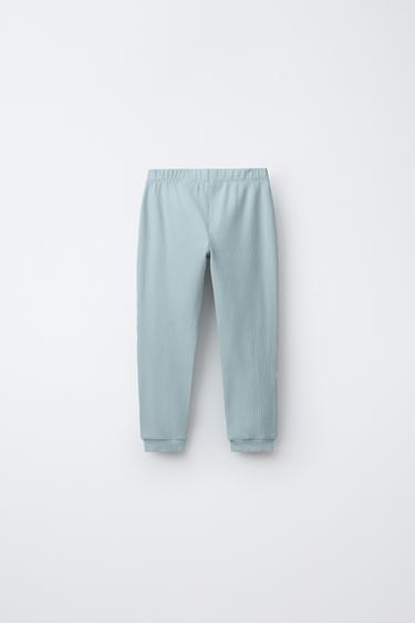 1 1/2-6 ANS/ PYJAMA CÔTELÉ UNI - Vert de Zara - Image 4