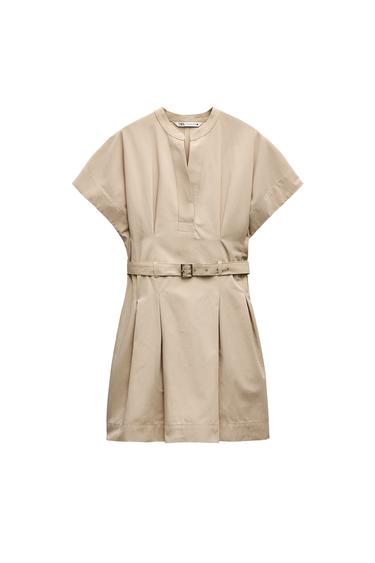 BELTED SHORT DRESS ZW COLLECTION