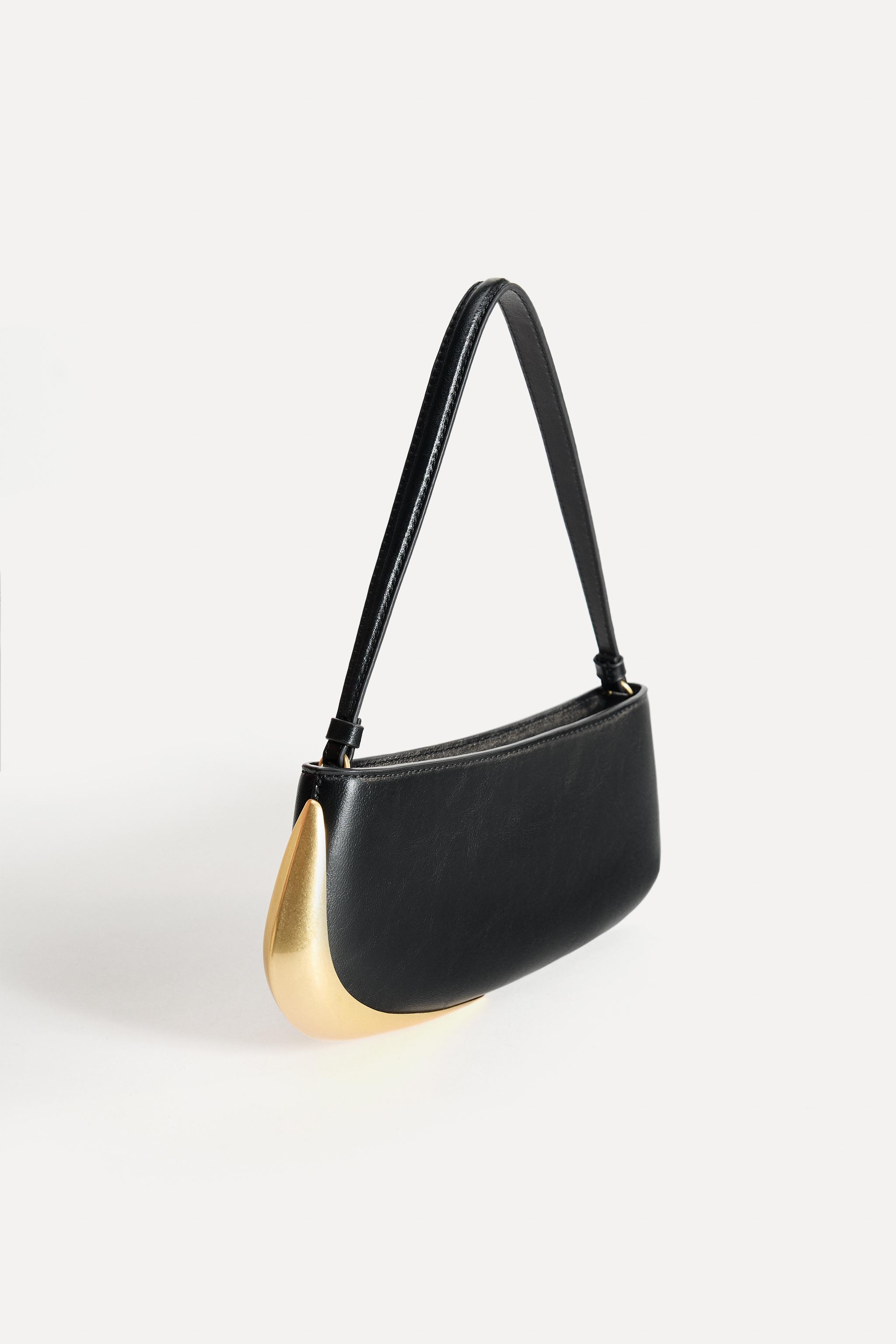 METAL DETAIL SHOULDER BAG 50TH ANNIVERSARY - Black | ZARA Canada
