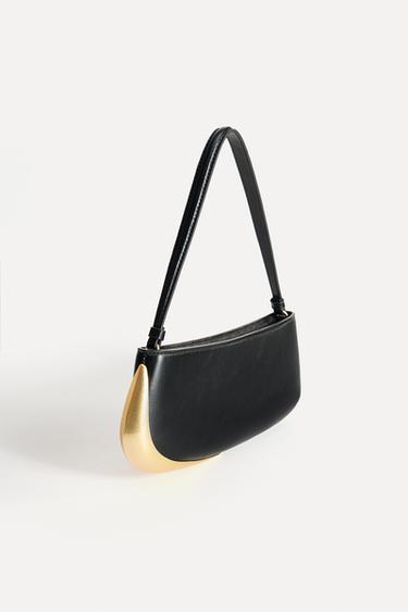 SAC PORTÉ ÉPAULE DÉTAIL MÉTALLIQUE 50E ANNIVERSAIRE - Noir de Zara - Image 2