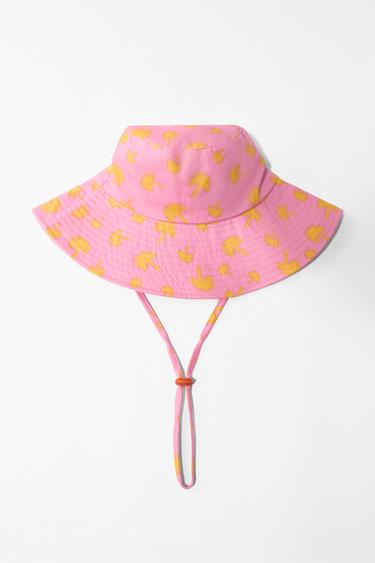 GORRO BUCKET ESTAMPADO - Rosa de Zara