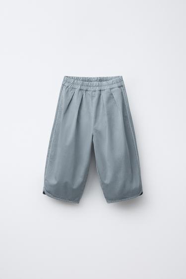 BALLONHOSE FALTEN - Hellblau von Zara