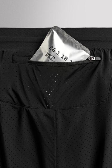 SHORT DE RUNNING 2 EN 1 - Noir de Zara - Image 9