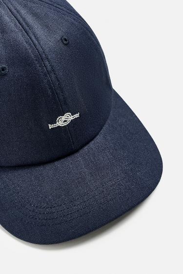 COMBINATION EMBROIDERY CAP - Navy blue by Zara - Image 2