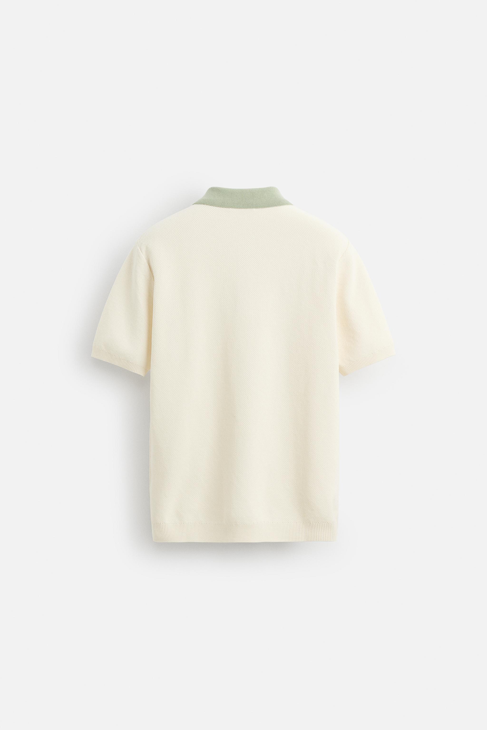 POLO EN MAILLE CONTRASTE