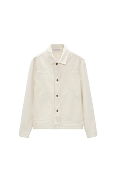 TEXTURED JACKET WITH POCKETS