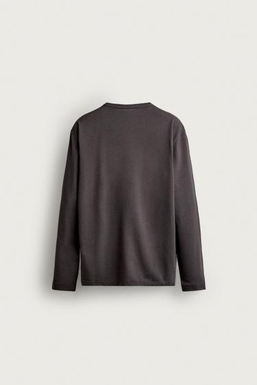 SUPIMA® LONG SLEEVE T-SHIRT — Chocolate 2