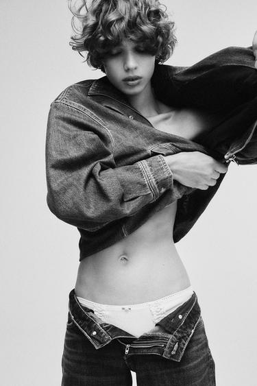 TRF DENIM JACKET - Blue by Zara - Image 0