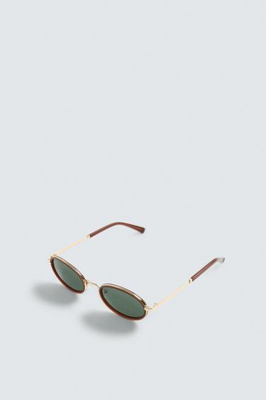 OVAL SUNGLASSES - Brown by Zara - Image 5